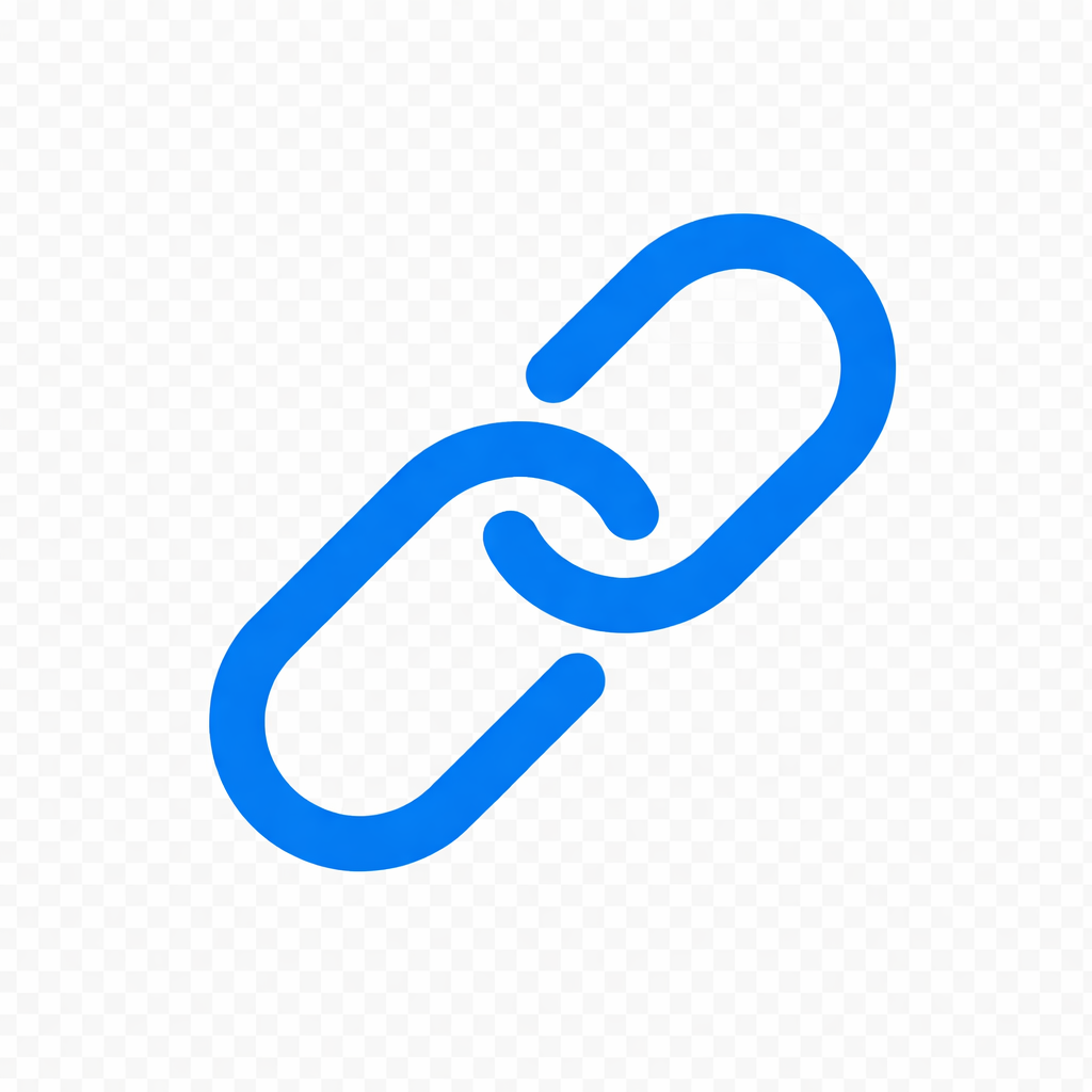 Icono de construcción de enlaces